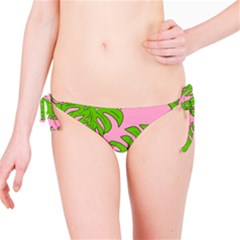 Leaves Tropical Plant Green Garden Bikini Bottom by Simbadda