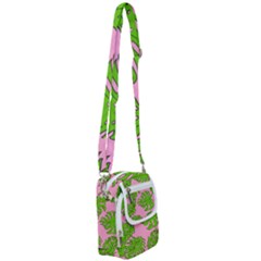 Leaves Tropical Plant Green Garden Shoulder Strap Belt Bag