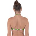 Leaves Tropical Plant Green Garden Halter Bandeau Bikini Top View2