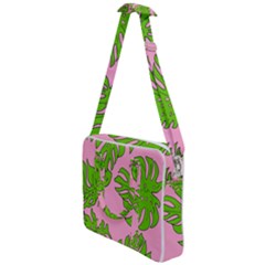 Leaves Tropical Plant Green Garden Cross Body Office Bag