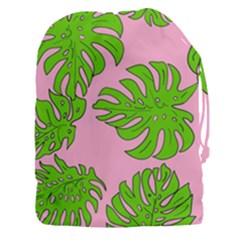 Leaves Tropical Plant Green Garden Drawstring Pouch (xxxl)