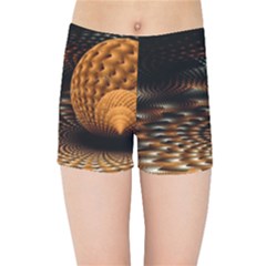 Fractals Fantasy Image Art Kids  Sports Shorts by Simbadda