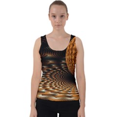 Fractals Fantasy Image Art Velvet Tank Top by Simbadda