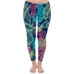 Leaves Tropical Picture Plant Classic Winter Leggings by Simbadda