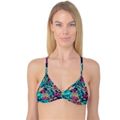 Leaves Tropical Picture Plant Reversible Tri Bikini Top