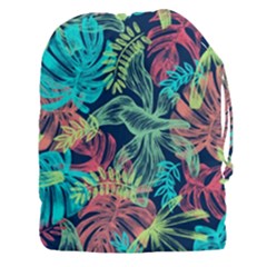 Leaves Tropical Picture Plant Drawstring Pouch (xxxl)