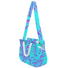 Branches Leaves Colors Summer Rope Handles Shoulder Strap Bag