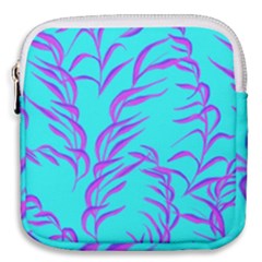 Branches Leaves Colors Summer Mini Square Pouch by Simbadda