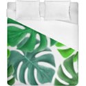 Tropical Greens Leaves Design Duvet Cover (California King Size) View1