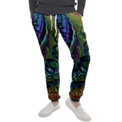 Fractal Art Background Image Men s Jogger Sweatpants by Simbadda