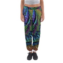 Fractal Art Background Image Women s Jogger Sweatpants