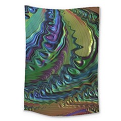 Fractal Art Background Image Large Tapestry