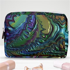 Fractal Art Background Image Make Up Pouch (medium) by Simbadda