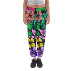 Hibiscus Flower Plant Tropical Women s Jogger Sweatpants