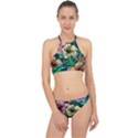 Hibiscus Flower Plant Tropical Racer Front Bikini Set View1