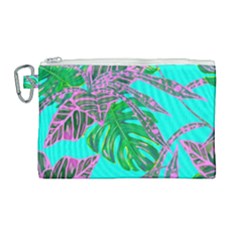 Painting Oil Leaves Reason Pattern Canvas Cosmetic Bag (large) by Simbadda