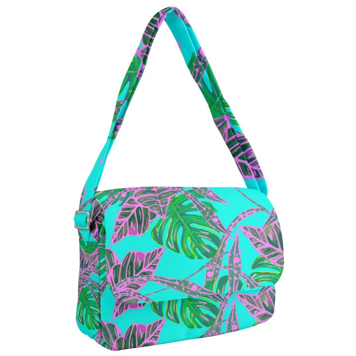 Painting Oil Leaves Reason Pattern Courier Bag