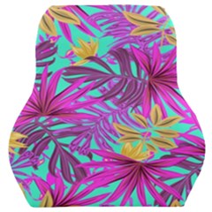 Tropical Greens Leaves Design Car Seat Back Cushion 