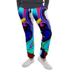 Curvy Collage Men s Jogger Sweatpants