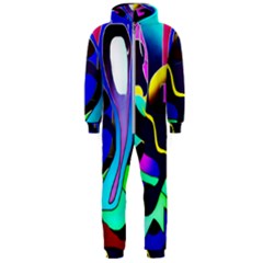 Curvy Collage Hooded Jumpsuit (men) 