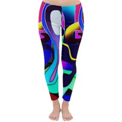 Curvy Collage Classic Winter Leggings