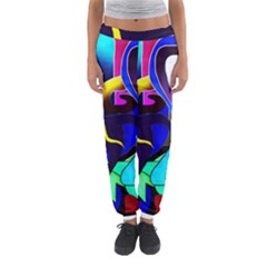 Curvy Collage Women s Jogger Sweatpants