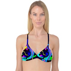 Curvy Collage Reversible Tri Bikini Top