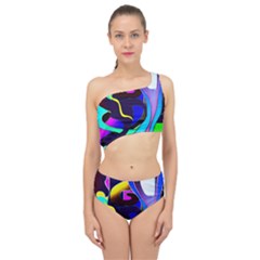 Curvy Collage Spliced Up Two Piece Swimsuit by bloomingvinedesign