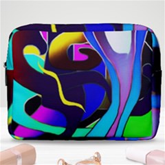 Curvy Collage Make Up Pouch (large) by bloomingvinedesign