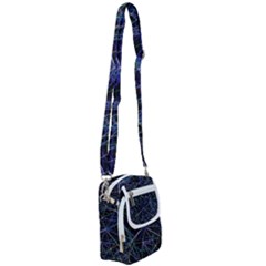 Abstract Background Reason Texture Shoulder Strap Belt Bag by Simbadda