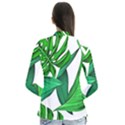 Leaves Tropical Monstera Summer Drape Collar Cardigan View2