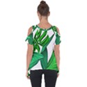 Leaves Tropical Monstera Summer Cut Out Side Drop Tee View2