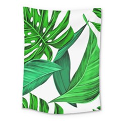 Leaves Tropical Monstera Summer Medium Tapestry by Simbadda