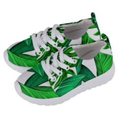 Leaves Tropical Monstera Summer Kids  Lightweight Sports Shoes by Simbadda