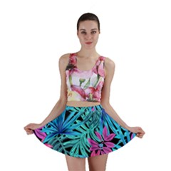 Leaves Picture Tropical Plant Mini Skirt by Simbadda