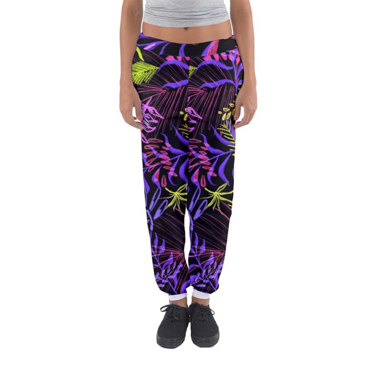 Leaves Nature Design Plant Women s Jogger Sweatpants