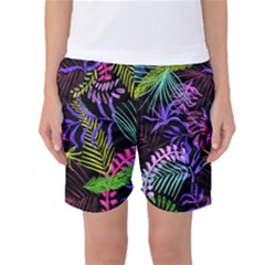 Leaves Nature Design Plant Women s Basketball Shorts by Simbadda