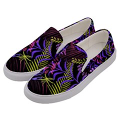 Leaves Nature Design Plant Men s Canvas Slip Ons by Simbadda