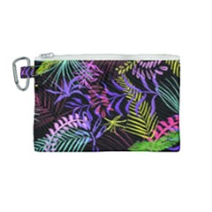 Leaves Nature Design Plant Canvas Cosmetic Bag (medium) by Simbadda