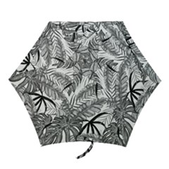 Drawing Leaves Nature Picture Mini Folding Umbrellas by Simbadda