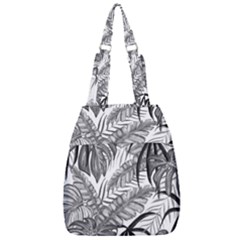 Drawing Leaves Nature Picture Center Zip Backpack by Simbadda