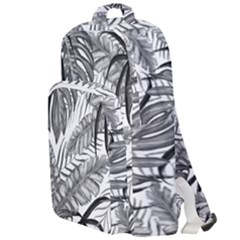 Drawing Leaves Nature Picture Double Compartment Backpack by Simbadda