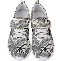 Drawing Leaves Nature Picture Men s Velcro Strap Shoes by Simbadda