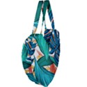 Leaves Tropical Summer Exotic Giant Heart Shaped Tote View4