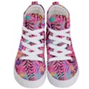 Illustration Reason Leaves Design Kids  Hi-Top Skate Sneakers View1