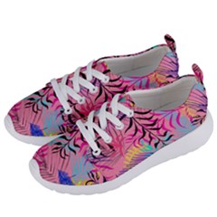 Illustration Reason Leaves Design Women s Lightweight Sports Shoes by Simbadda