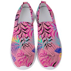 Illustration Reason Leaves Design Men s Slip On Sneakers by Simbadda