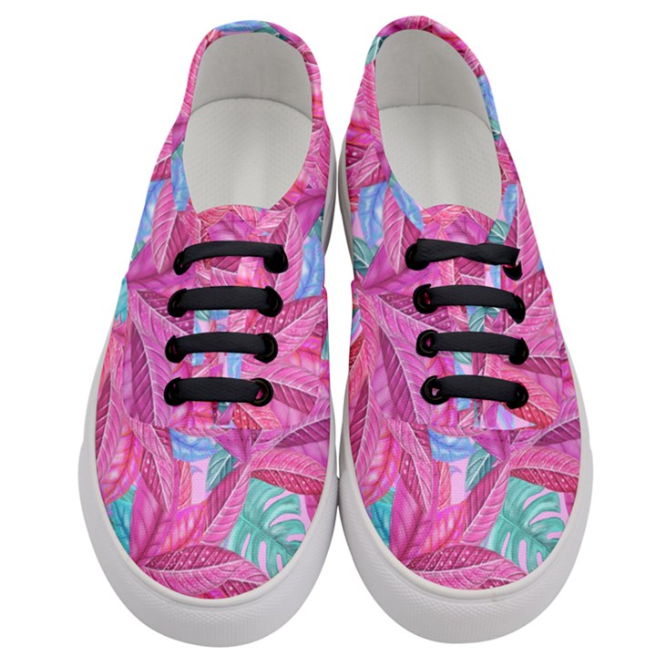 Leaves Tropical Reason Stamping Women s Classic Low Top Sneakers