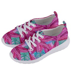 Leaves Tropical Reason Stamping Women s Lightweight Sports Shoes by Simbadda