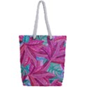 Leaves Tropical Reason Stamping Full Print Rope Handle Tote (Small) View2